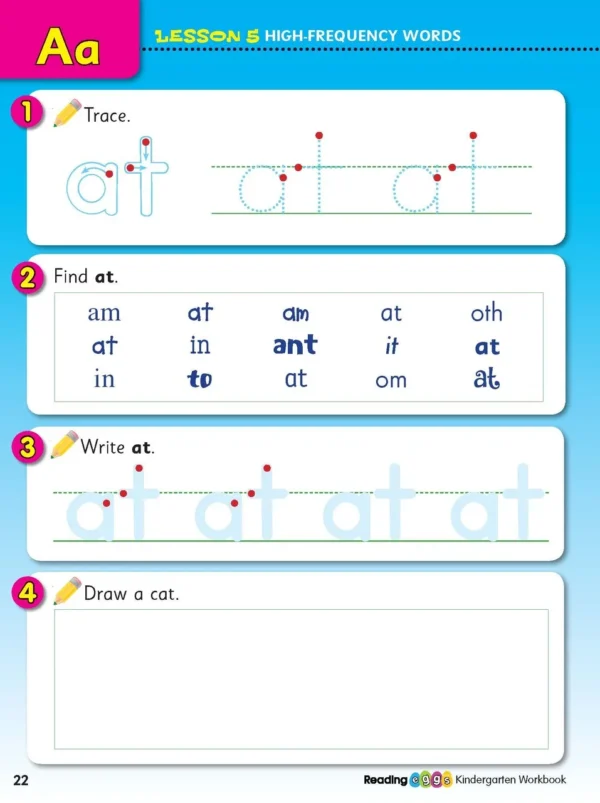 abc reading eggs kindergarten program workbook