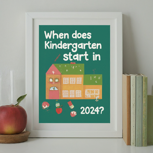 When does kindergarten start 2024?