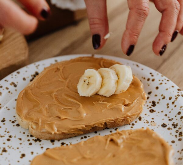 Banana and Peanut Butter Toast